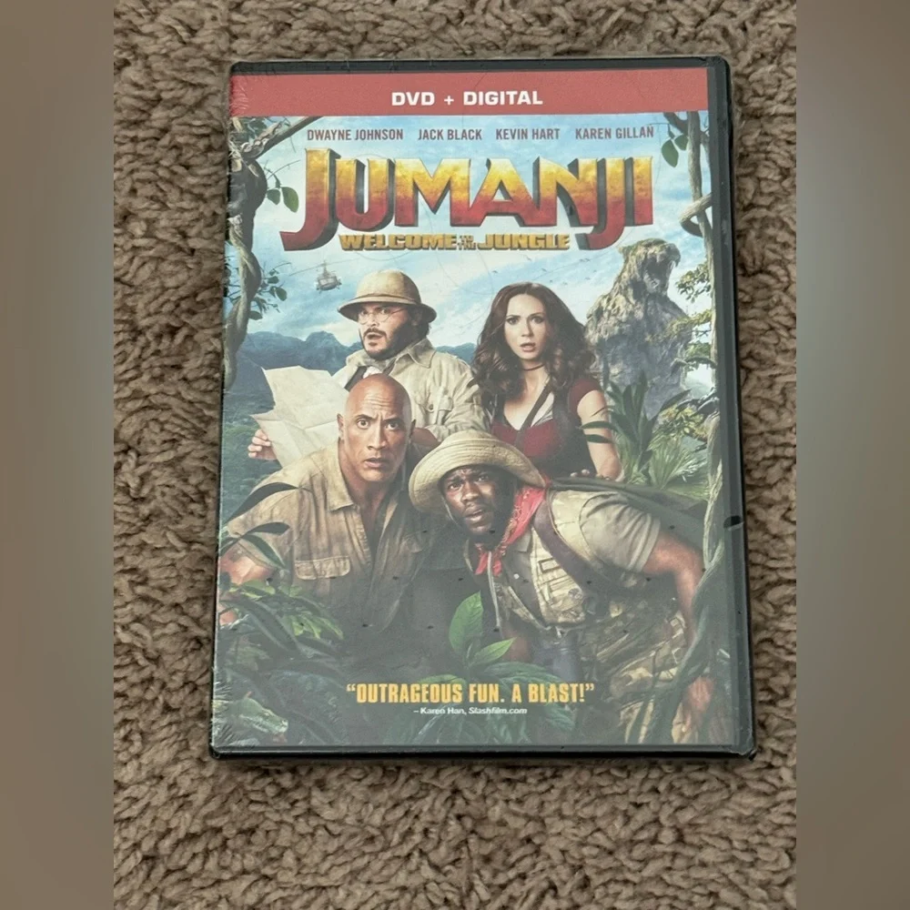 Jumanji: Welcome To The Jungle DVD Sealed - Picture 1 of 2
